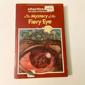 Vintage 1978 Alfred Hitchcock The Mystery  Of The Fiery Eye Paperback